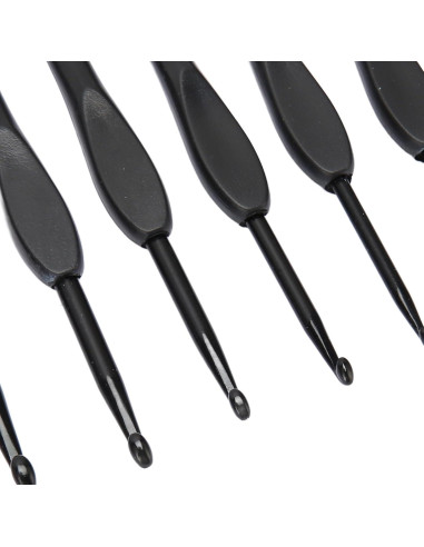 Juego de Ganchillos Estink 9 Piezas Aluminio 2.0-6.0mm Ergonómico