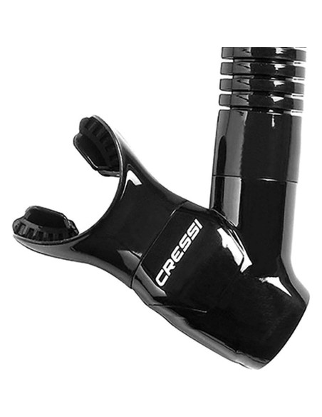 Snorkel Seco Cressi Supernova - Adulto, Negro, Silicona Snorkel Seco Cressi Supernova - Adulto, Negro, Silicona