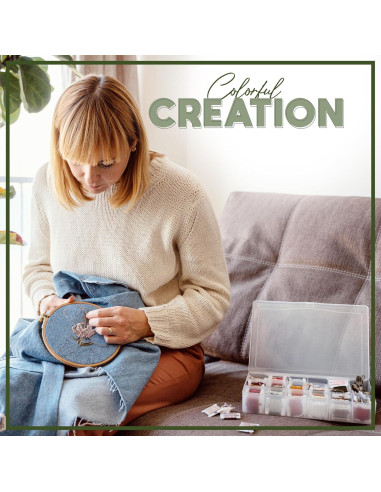 Kit de Hilos de Bordado Atteret - Algodón DMC 2 Recargas