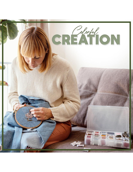 Kit de Hilos de Bordado Atteret - Algodón DMC 2 Recargas Kit de Hilos de Bordado Atteret - Algodón DMC 2 Recargas