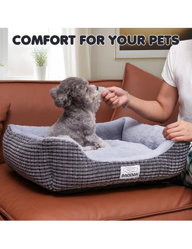 Cama Pequeña para Perros y Gatos Baodan - Suave y Antideslizante
