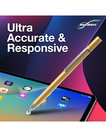 Bolígrafo Stylus BoxWave FineTouch Capacitivo - Oro Champán Bolígrafo Stylus BoxWave FineTouch Capacitivo - Oro Champán