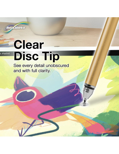 Bolígrafo Stylus BoxWave FineTouch Capacitivo - Oro Champán