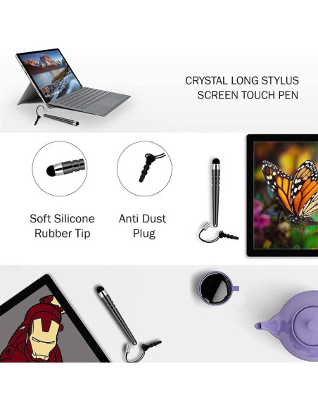 Bolígrafo Stylus de Aluminio Negro Selna para iPhone 16/Plus/Pro Bolígrafo Stylus de Aluminio Negro Selna para iPhone 16/Plus/Pro