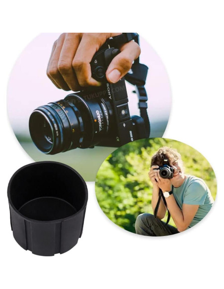 Tapa de Lente de Silicona QYNuLi 65-110mm para DSLR Tapa de Lente de Silicona QYNuLi 65-110mm para DSLR