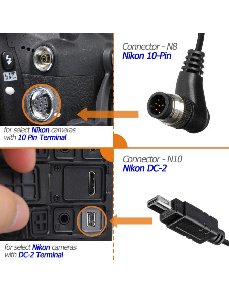Disparador Remoto Inalámbrico AODELAN para Cámara Nikon Disparador Remoto Inalámbrico AODELAN para Cámara Nikon