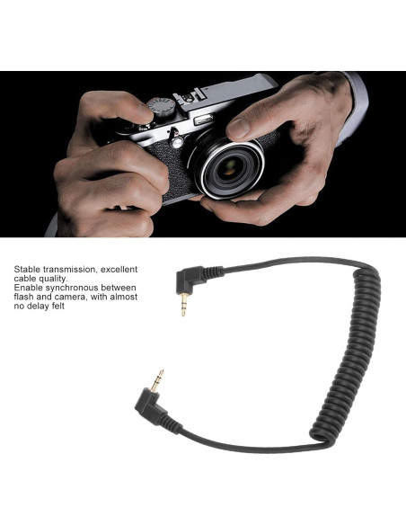 Cable de liberación de obturador remoto Sanpyl 1m 2.5mm para cámaras Fuji Cable de liberación de obturador remoto Sanpyl 1m 2.5mm para cámaras Fuji