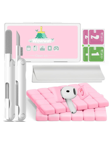 Kit de Limpieza 3 en 1 para AirPods Pro Wowwat - Rosa