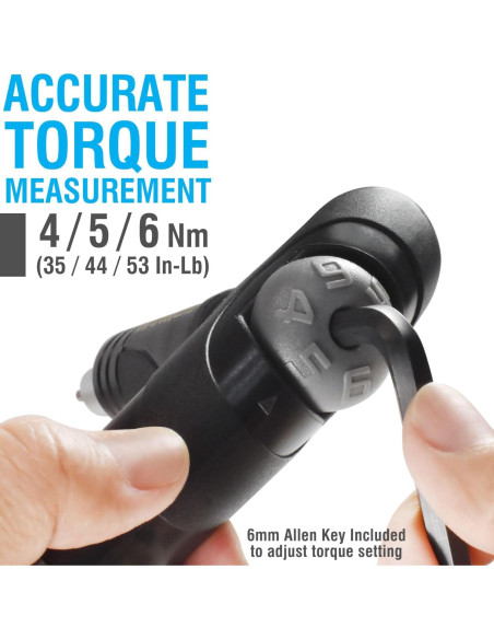 Llave de Torque Ajustable MARQUE 4-6 Nm con Herramientas Llave de Torque Ajustable MARQUE 4-6 Nm con Herramientas