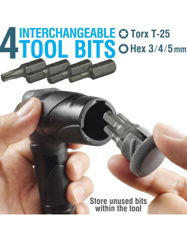 Llave de Torque Ajustable MARQUE 4-6 Nm con Herramientas