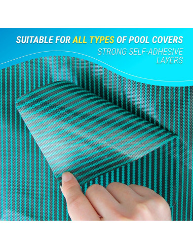 Kit de Parche Autoadhesivo para Cubierta de Piscina ARDILA VEELA 6 Pzs Verde