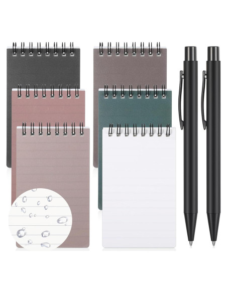 Set Cuadernos Impermeables Chivertion 8 Piezas 12.7x7.6 cm Set Cuadernos Impermeables Chivertion 8 Piezas 12.7x7.6 cm