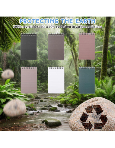 Set Cuadernos Impermeables Chivertion 8 Piezas 12.7x7.6 cm