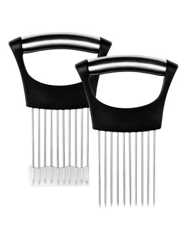 Soporte para Cebolla HIVIX - Paquete de 2 Herramientas de Acero Inoxidable