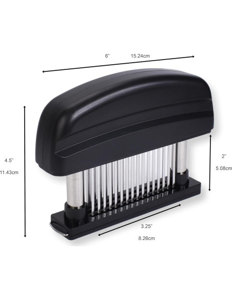 Ablandador de Carne Venmark con 48 Cuchillas de Acero Inoxidable Ablandador de Carne Venmark con 48 Cuchillas de Acero Inoxidable