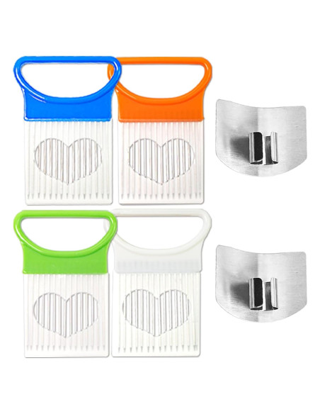 Cortadores de Cebolla NEETUE 6 Pcs Acero Inoxidable Multicolor Cortadores de Cebolla NEETUE 6 Pcs Acero Inoxidable Multicolor