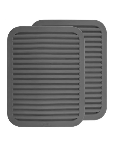 Juego de 2 Mats de Silicona Resistentes al Calor SUNMVEHOT 22.86x30.48cm