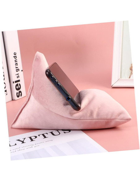 Soporte de Almohada para Tableta y Teléfono KONTONTY Rosa Soporte de Almohada para Tableta y Teléfono KONTONTY Rosa