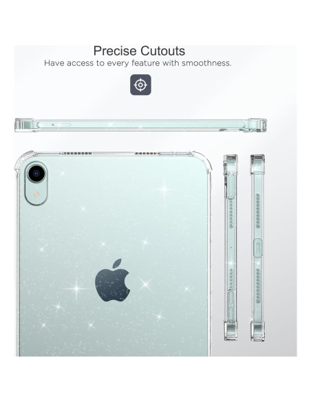 Funda MoKo para iPad Mini 7 8.3" 2024 Transparente TPU Funda MoKo para iPad Mini 7 8.3" 2024 Transparente TPU