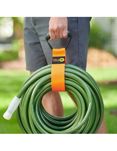 Correa de Almacenamiento Wrap-It 28" Naranja Brillante - 2 Piezas