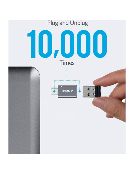 Adaptador USB-C Anker 2 Piezas Alta Velocidad Tipo C a USB 3.0 Adaptador USB-C Anker 2 Piezas Alta Velocidad Tipo C a USB 3.0