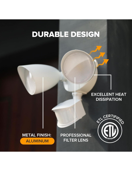 Luz de Seguridad LED UME 32W 3500 Lúmenes con Sensor Movimiento Luz de Seguridad LED UME 32W 3500 Lúmenes con Sensor Movimiento
