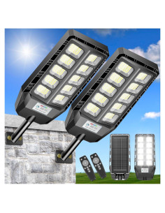 Luces Solares Exteriores CEDIO 5000W IP66 con Sensor de Movimiento