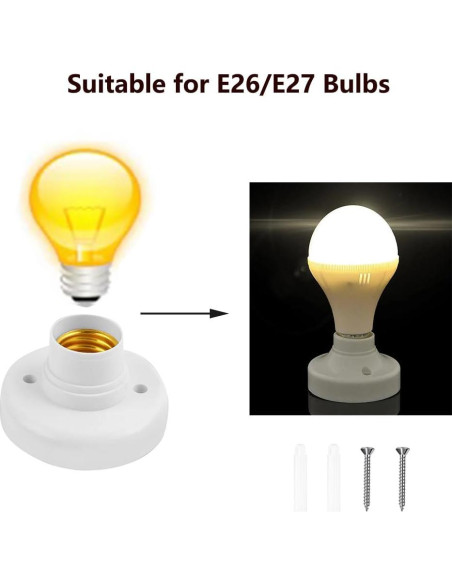 Portalámparas colgante BUBYVV E26/E27 15 pies con interruptor Portalámparas colgante BUBYVV E26/E27 15 pies con interruptor
