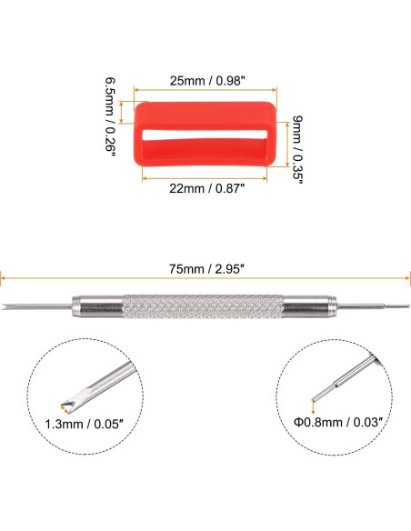 Correa de Reloj HARFINGTON Silicona 22mm con Herramienta Correa de Reloj HARFINGTON Silicona 22mm con Herramienta