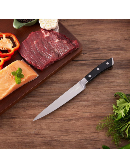 Cuchillo de Utilidad OAKSWARE 14 cm Acero Inoxidable Alemán Cuchillo de Utilidad OAKSWARE 14 cm Acero Inoxidable Alemán