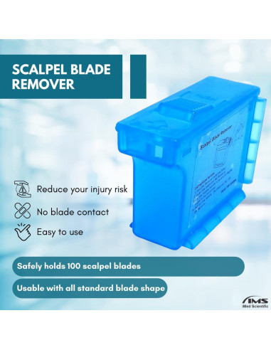 Caja de Plástico IMEDS para Remover Cuchillas de Bisturí