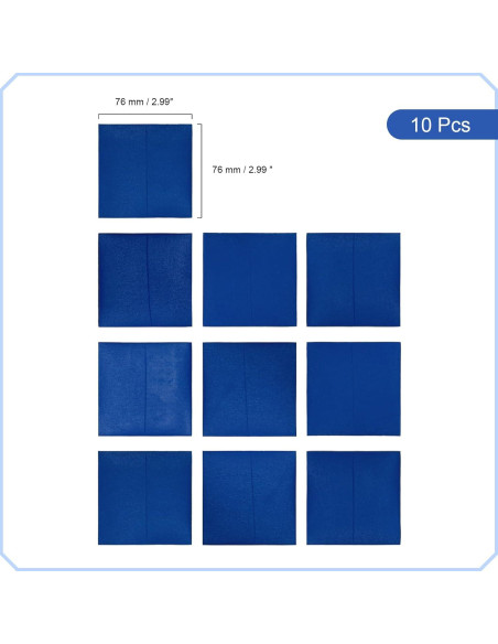 Parche de Neumático PAX 10 Piezas 76x76mm Caucho Natural Parche de Neumático PAX 10 Piezas 76x76mm Caucho Natural
