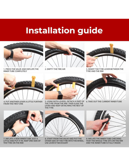 Tubo Interno de Bicicleta Fincci 700 x 18c/23c/25c Presta 60mm - Paquete de 2 Tubo Interno de Bicicleta Fincci 700 x 18c/23c/25c Presta 60mm - Paquete de 2