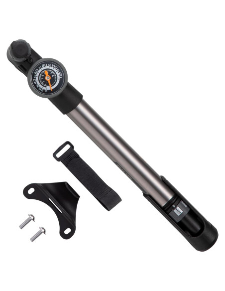 Bomba de Bicicleta GIYO GP-993 2 Etapas HP HV 120 PSI Bomba de Bicicleta GIYO GP-993 2 Etapas HP HV 120 PSI