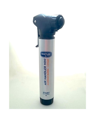 Bomba de Aire Mini BIKETUBE - Aluminio, 16 cm, 57 g, 8.27 Bar