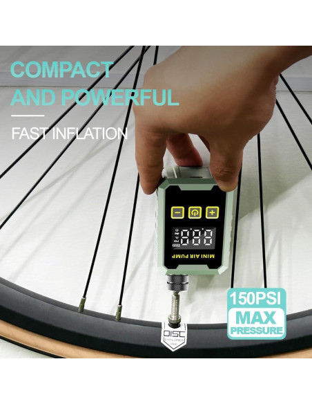 Mini Inflador Eléctrico Jintutor 150 PSI para Bicicleta Mini Inflador Eléctrico Jintutor 150 PSI para Bicicleta