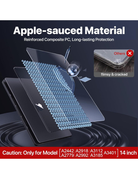 Funda MacBook Pro 14" Soonjet Negra Espacial Mate 2021-2024 Funda MacBook Pro 14" Soonjet Negra Espacial Mate 2021-2024