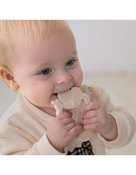 Juguete de Dentición Oveja Moonkie Silicona BPA Libre 9.6x6.7cm Juguete de Dentición Oveja Moonkie Silicona BPA Libre 9.6x6.7cm