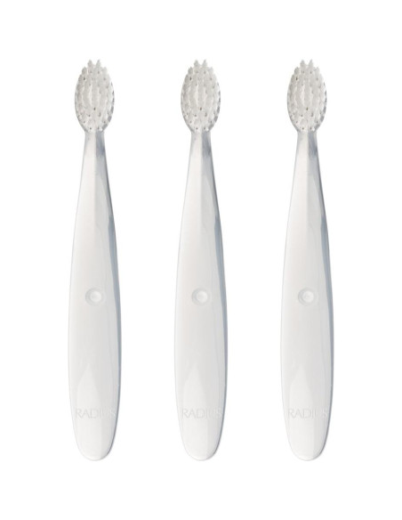 Cepillo de dientes RADIUS Puro para bebés 6-18 meses - 3 unidades Cepillo de dientes RADIUS Puro para bebés 6-18 meses - 3 unidades