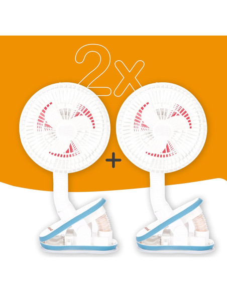 Ventilador para Cochecito Diono - Paquete de 2 Unidades Ajustables Ventilador para Cochecito Diono - Paquete de 2 Unidades Ajustables