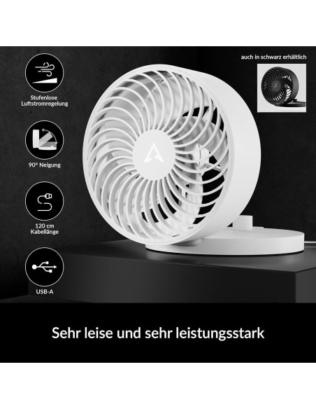Ventilador de Mesa ARCTIC Summair Blanco USB-A 2800 RPM Ventilador de Mesa ARCTIC Summair Blanco USB-A 2800 RPM