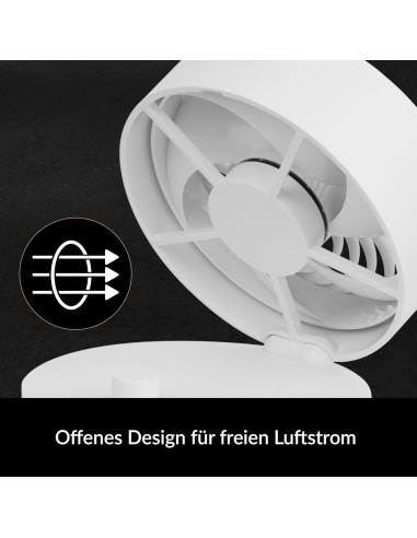 Ventilador de Mesa ARCTIC Summair Blanco USB-A 2800 RPM