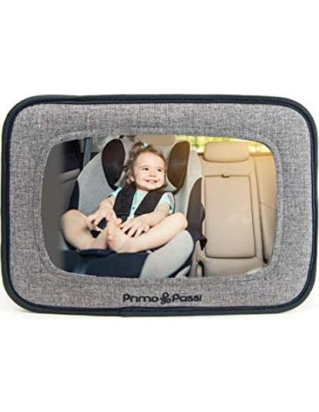 Espejo de Auto para Bebé Primo Passi Melange Negro Convexo Espejo de Auto para Bebé Primo Passi Melange Negro Convexo