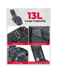 Bolsa de Maletero KEMIMOTO 13L Resistente al Agua para Bicicleta 2