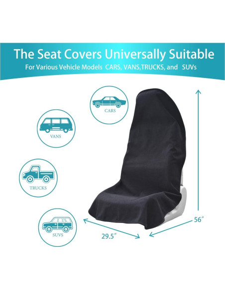 Fundas de Asiento de Coche Teuaktty Universales Impermeables Fundas de Asiento de Coche Teuaktty Universales Impermeables