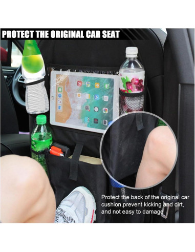 Organizador de Asiento Trasero de Coche SMILFUY 2PCS con Soporte para Tableta