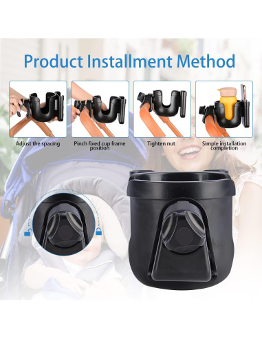 Soporte Universal para Tazas y Teléfonos SupreGear 2 en 1