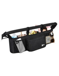 Organizador Doble para Carriola ZZM Nylon Premium 6 Compartimentos
