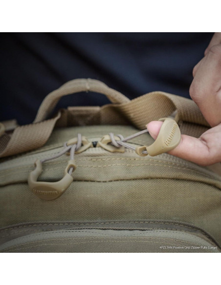 Tiradores de Cremallera MAXPEDITION PZL Grande Beige - Paquete de 6 Tiradores de Cremallera MAXPEDITION PZL Grande Beige - Paquete de 6
