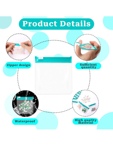 24 Bolsas Reutilizables para Pastillas MOZEAT LENS 7.5x7.5cm